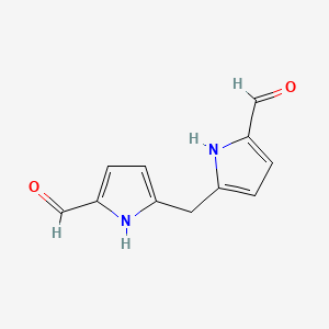 molecular formula C11H10N2O2 B1351117 5,5'-Methylenebis(1H-pyrrole-2-carbaldehyde) CAS No. 4511-34-6