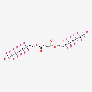 molecular formula C20H10F26O4 B1351125 Bis(3,3,4,4,5,5,6,6,7,7,8,8,8-tridecafluorooctyl) But-2-enedioate CAS No. 55003-96-8