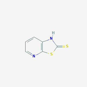 molecular formula C6H4N2S2 B1351126 噻唑并[5,4-b]吡啶-2(1H)-硫酮 CAS No. 57135-09-8