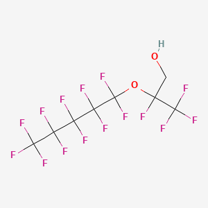 molecular formula C8H3F15O2 B1351135 2,3,3,3-四氟-2-(1,1,2,2,3,3,4,4,5,5,5-十一氟戊氧基)丙醇 CAS No. 78693-85-3