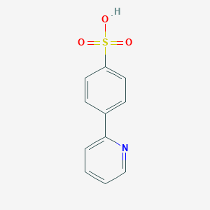 molecular formula C11H9NO3S B13511357 4-(Pyridin-2-yl)benzene-1-sulfonic acid 