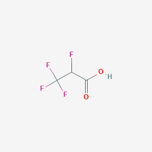 molecular formula C3H2F4O2 B1351136 2,3,3,3-四氟丙酸 CAS No. 359-49-9