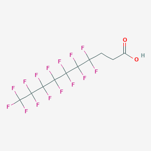 molecular formula C10H5F15O2 B1351159 4,4,5,5,6,6,7,7,8,8,9,9,10,10,10-十五氟癸酸 CAS No. 812-70-4
