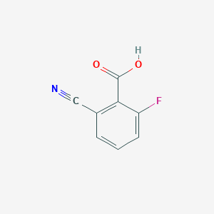 molecular formula C8H4FNO2 B1351160 2-Cyano-6-fluorobenzoic acid CAS No. 887266-96-8