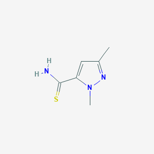 molecular formula C6H9N3S B1351173 1,3-二甲基-1H-吡唑-5-羰基硫脲 CAS No. 844891-03-8