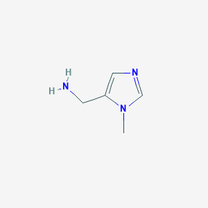 molecular formula C5H9N3 B1351178 1-甲基-5-氨甲基咪唑 CAS No. 486414-86-2