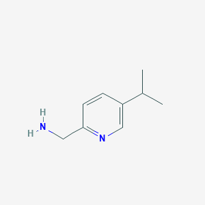 molecular formula C9H14N2 B13511795 (5-Isopropylpyridin-2-yl)methanamine 