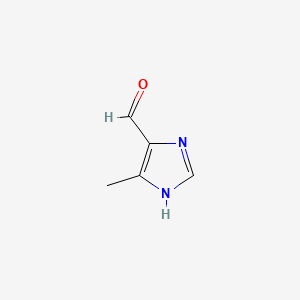 molecular formula C5H6N2O B1351182 5-メチル-1H-イミダゾール-4-カルバルデヒド CAS No. 68282-53-1