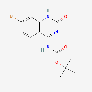 tert-Butyl (7-bromo-2-oxo-1,2-dihydroquinazolin-4-yl)carbamate