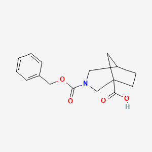 3-((Benzyloxy)carbonyl)-3-azabicyclo[3.2.1]octane-1-carboxylic acid