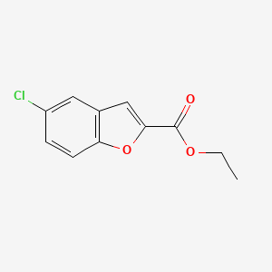 molecular formula C11H9ClO3 B1351187 Ethyl 5-chlorobenzofuran-2-carboxylate CAS No. 59962-89-9