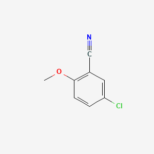 molecular formula C8H6ClNO B1351194 5-氯-2-甲氧基苯甲腈 CAS No. 55877-79-7