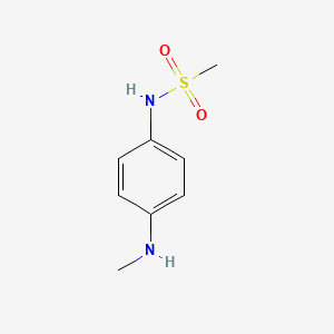 molecular formula C8H12N2O2S B13512149 n-(4-(Methylamino)phenyl)methanesulfonamide 