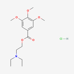 B1351222 2-diethylaminoethyl 3,4,5-trimethoxybenzoate Hydrochloride CAS No. 4304-21-6