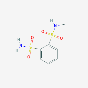 molecular formula C7H10N2O4S2 B13512252 N-Methylbenzene-1,2-disulfonamide 