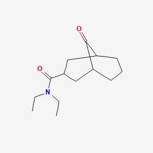 B1351227 N,N-diethyl-9-oxobicyclo[3.3.1]nonane-3-carboxamide CAS No. 483968-39-4