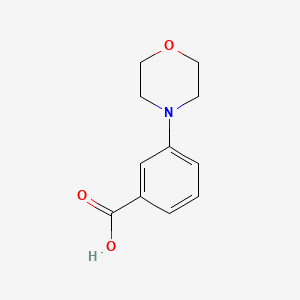 molecular formula C11H13NO3 B1351238 3-吗啉苯甲酸 CAS No. 215309-00-5