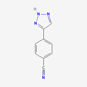 Benzonitrile, 4-(1H-1,2,3-triazol-4-yl)-