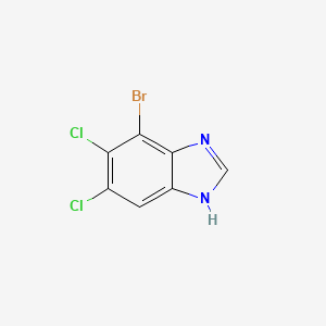 7-Bromo-5,6-dichloro-1h-1,3-benzodiazole