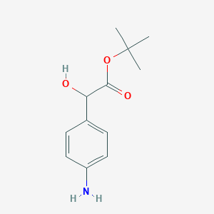 Tert-butyl 2-(4-aminophenyl)-2-hydroxyacetate