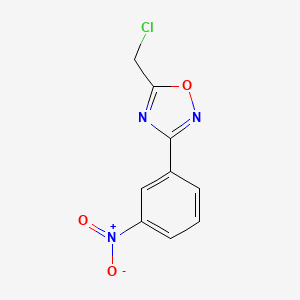 B1351246 5-(Chloromethyl)-3-(3-nitrophenyl)-1,2,4-oxadiazole CAS No. 6595-78-4