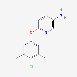 B1351249 6-(4-Chloro-3,5-dimethylphenoxy)pyridin-3-amine CAS No. 218457-66-0