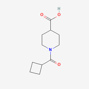 molecular formula C11H17NO3 B1351273 1-(环丁基羰基)哌啶-4-羧酸 CAS No. 700815-60-7