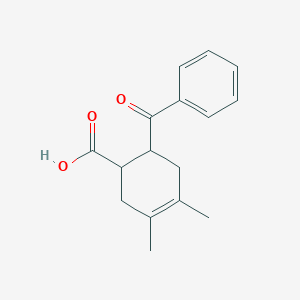B1351291 6-Benzoyl-3,4-dimethylcyclohex-3-ene-1-carboxylic acid CAS No. 93015-58-8