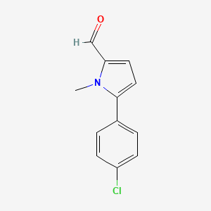 B1351326 5-(4-chlorophenyl)-1-methyl-1H-pyrrole-2-carbaldehyde CAS No. 824961-53-7