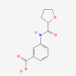 molecular formula C12H13NO4 B1351333 3-[(四氢呋喃-2-基羰基)氨基]苯甲酸 CAS No. 669704-13-6