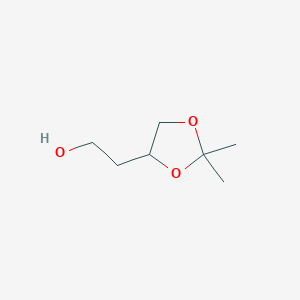 molecular formula C7H14O3 B1351343 2-(2,2-二甲基-1,3-二氧戊环-4-基)乙醇 CAS No. 5754-34-7