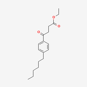 Ethyl 4-(4-hexylphenyl)-4-oxobutyrate