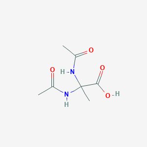molecular formula C7H12N2O4 B135137 2,2-二乙酰胺基丙酸 CAS No. 98337-17-8