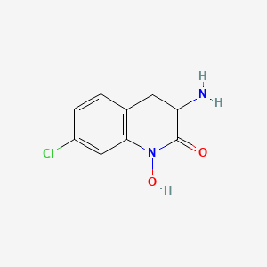 3-Amino-7-chloro-1-hydroxy-3,4-dihydroquinolin-2-one