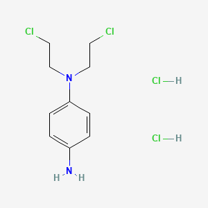 N1,N1-bis(2-chloroethyl)benzene-1,4-diamine dihydrochloride