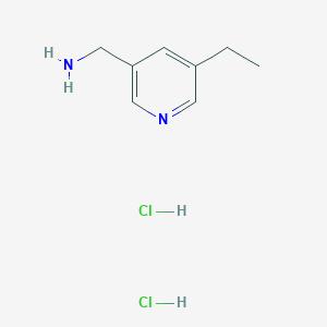 (5-Ethylpyridin-3-yl)methanamine dihydrochloride