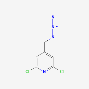 molecular formula C6H4Cl2N4 B13513899 4-(Azidomethyl)-2,6-dichloropyridine CAS No. 823189-02-2