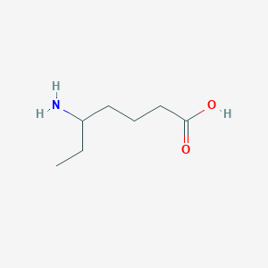 molecular formula C7H15NO2 B13513918 5-Aminoheptanoic acid 