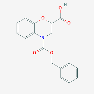 4-((Benzyloxy)carbonyl)-3,4-dihydro-2H-benzo[b][1,4]oxazine-2-carboxylic acid