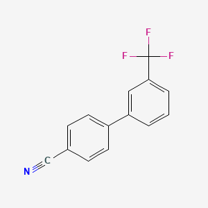 molecular formula C14H8F3N B1351394 4-[3-(三氟甲基)苯基]苯甲腈 CAS No. 893734-56-0