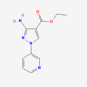 ethyl 3-amino-1-(pyridin-3-yl)-1H-pyrazole-4-carboxylate