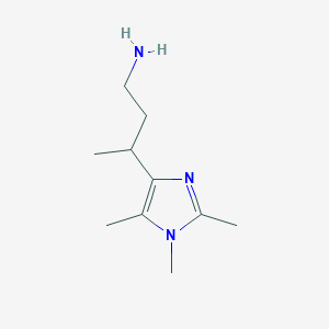 3-(trimethyl-1H-imidazol-4-yl)butan-1-amine