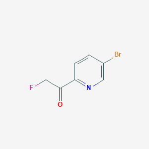 1-(5-Bromopyridin-2-yl)-2-fluoroethan-1-one