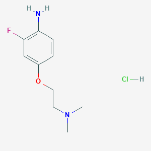 4-[2-(Dimethylamino)ethoxy]-2-fluoroanilinehydrochloride