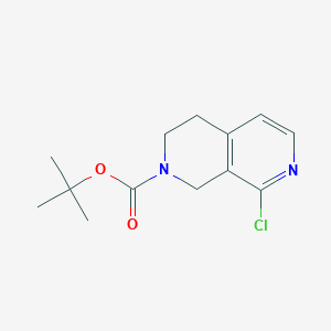 Tert-butyl 8-chloro-1,2,3,4-tetrahydro-2,7-naphthyridine-2-carboxylate