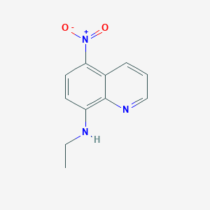 molecular formula C11H11N3O2 B1351416 8-乙基氨基-5-硝基喹啉 CAS No. 332402-92-3