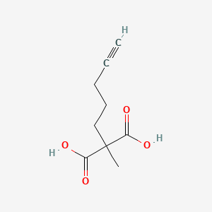 2-Methyl-2-(pent-4-ynyl)malonic acid