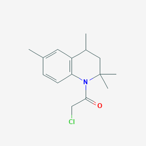 molecular formula C15H20ClNO B1351422 2-Chloro-1-(2,2,4,6-tetramethyl-3,4-dihydro-2H-quinolin-1-yl)-ethanone CAS No. 364745-60-8