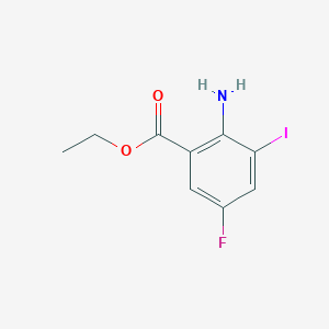 Ethyl 2-amino-5-fluoro-3-iodobenzoate