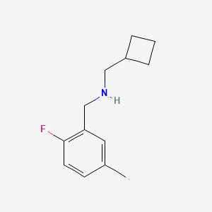 (Cyclobutylmethyl)[(2-fluoro-5-methylphenyl)methyl]amine